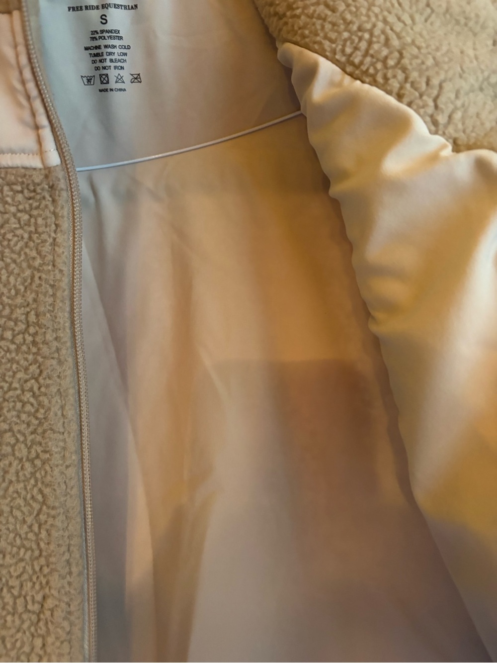 Free Ride Equestrian teddy jacket - Picture 4 of 5